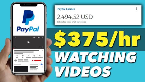 How To Make PayPal Money Online For Watching Videos (2022)