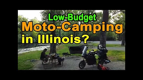 Motorcycle Camping Adventure ep.2 | Sparta Illinois and Shelbyville Lake