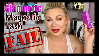 Glamnetic Magnetic Lash Fail...I don't Know| Code Jessica10 saves you Money at All Approved Vendors