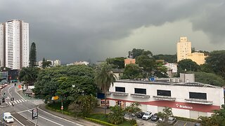 Chuva chegando em São Paulo