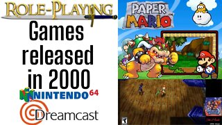 Year 2000 Role Playing Games for Nintendo 64 and Sega Dreamcast