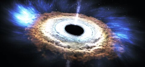 NASA | Massive Black Hole Shreds Passing Star in sky