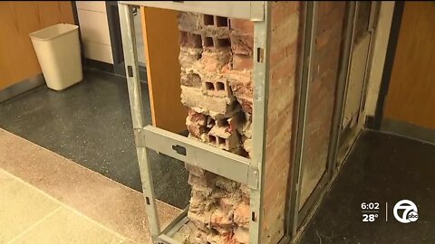 A look inside Detroit's Southeastern high after pipe burst causes millions in damage