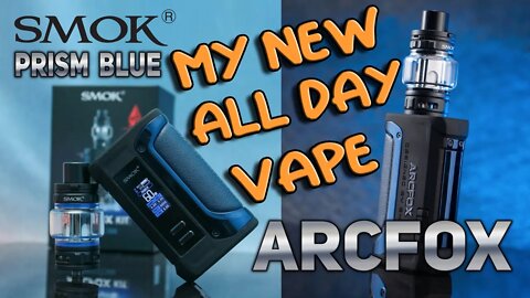 SMOK Prism Blue ArcFox Kit with TFV18 Tank Unboxing and Review