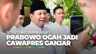 Prabowo Ogah Berandai-andai Jadi Cawapres Ganjar Pranowo