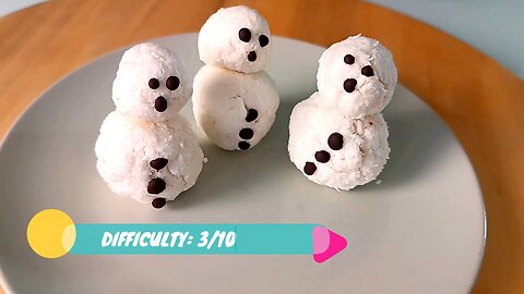 Coconut Snowmen!!! Too cute and too good!!!