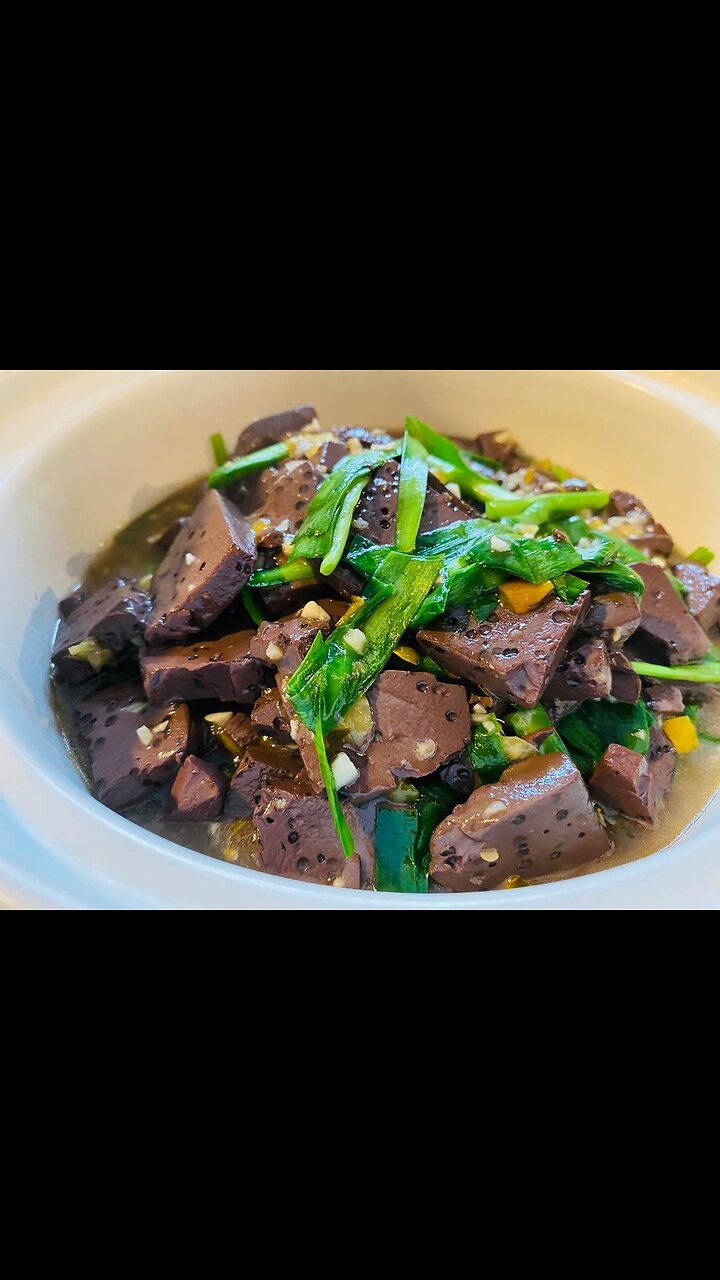 Pork Blood Stew in Pickled Chili Sauce 泡椒猪血