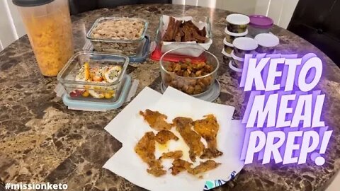 KETO MEAL PREP! | MEAL PREP WITH ME | MISSION KETO