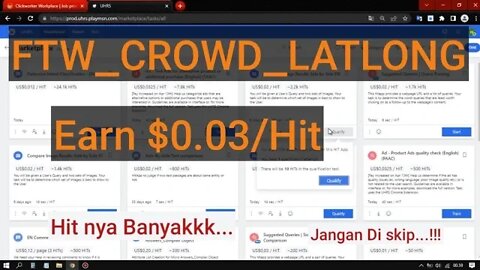 Yuk Merapat Ada Tips Baru||Crowd LatLong||UHRS Marketplace||Earn Money 0.03/Hit
