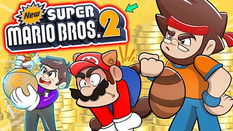 Rk Play VS NEW SUPER MARIO BROS 2 com@Coelho no Japão#DiaDoNintendista