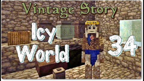 Vintage Story Icy World Permadeath Episode 34: Wandering Ruins, Tree Farm, some Good Finds!