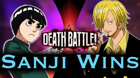 Deathbattle Prediction | Sanji VS Rock Lee | Analysis and Discussion Video (One Piece VS Naruto)