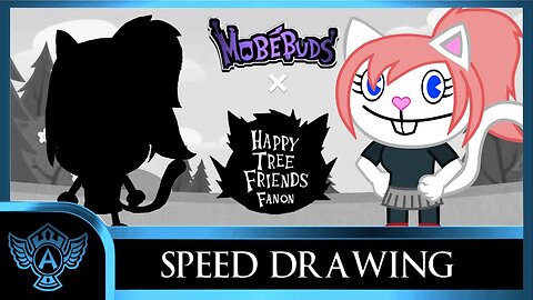 Speed Drawing: Happy Tree Friends Fanon - Kiki (Kikiewid) | Mobebuds Style