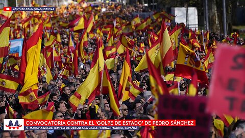 🇪🇸 Mitin Patriota desde la sede del 'Partido Socialgolpista' en Calle Ferraz, Madrid (14 dic 2023)