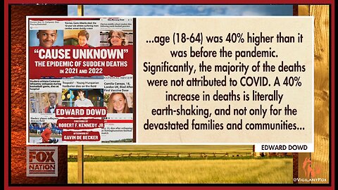 Epidemic of Sudden Deaths in 2021-2022 | 40% increase in deaths is literally earth-shaking