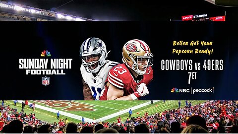 Dinner & Sunday Night Football: Cowboys @ 49ers LIVE REACTION & COMMENTARY #snf #cowboys #49ers