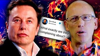 Elon Musk DEFENDS Scott Adams against WOKE Cancel Culture!!!