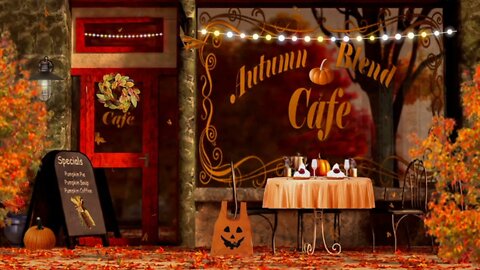 Falling Leaves at the Autumn Blend Cafe: Peaceful Relaxing Piano