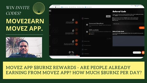 Movez App $Burnz Rewards - Are People Already Earning From Movez App? How Much $BURNZ Per Day?