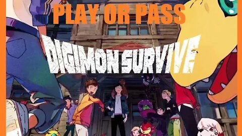 PLAY OR PASS Digimon Survive Gameplay Trailer