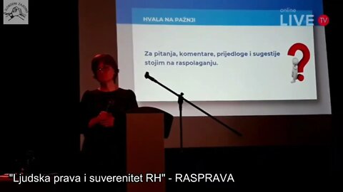 Ljudska prava i suverenitet RH - RASPRAVA