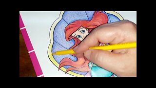 Como pintar a Princesa Ariel Final