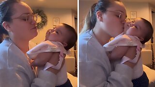 Mom Shares Priceless Moment With Her Newborn