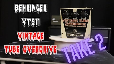 Behringer VT911 VINTAGE TUBE OVERDRIVE Take 2 Through A Clean Amp