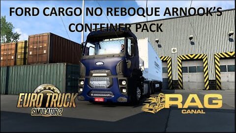 100% Mods Free: Ford Cargo no Reboque Arnook Conteiner