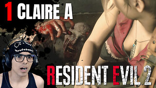 1) Resident Evil 2 Remake - Claire A Playthrough Gameplay