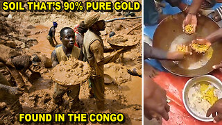 Mountain in the Congo found to contain 60% - 90% pure Gold in the Soil! ⛰️💰🤑