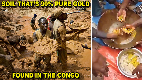 Mountain in the Congo found to contain 60% - 90% pure Gold in the Soil! ⛰️💰🤑