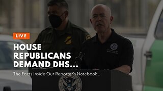 House Republicans demand DHS release September border numbers