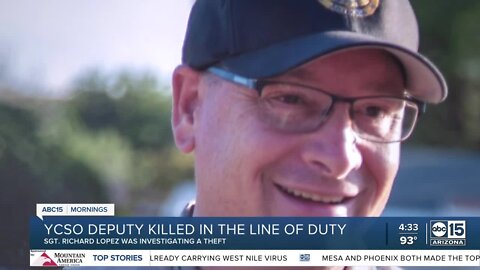 Yavapai County sergeant shot, killed in line of duty Tuesday in Cordes Lakes
