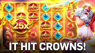 We FINALLY HIT CROWNS on GATES OF OLYMPUS BONUS BUYS for a BIG WIN!