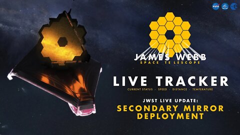 LIVE! Secondary Mirror Deployment - James Webb Tracker! #NASA #WEBB