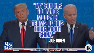 Flashback Joe Biden 2020: ‘My Son Has Not Made Money’ from China
