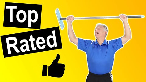 5 Top Reviewed Shoulder Stretches For Pain Relief & Posture Using A Mop Or Stick NEW