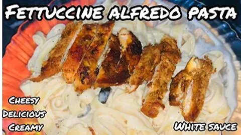 chicken fettuccine alfredo pasta | restaurant style alfredo pasta at home | by fiza farrukh