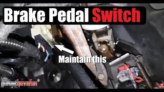 Brake Pedal SWITCH Maintenance (Brake Lights not working) | AnthonyJ350