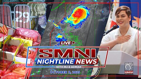 SMNI Nightline News with Admar Vilando & MJ Mondejar | October 3, 2023