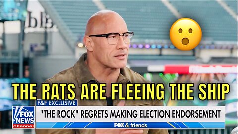 The Rock will NOT ENDORSE BIDEN this time!