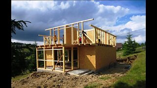 Amazing Fastest Wooden House Construction Method - Modern House Construction Technology