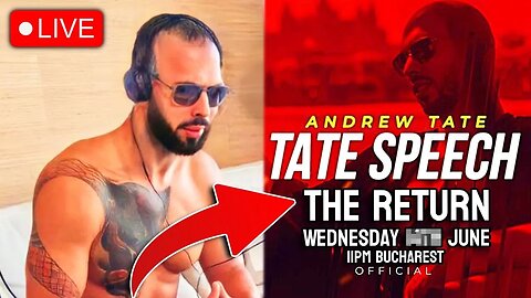 Andrew Tate CONFIRMS Return Livestream (Date)