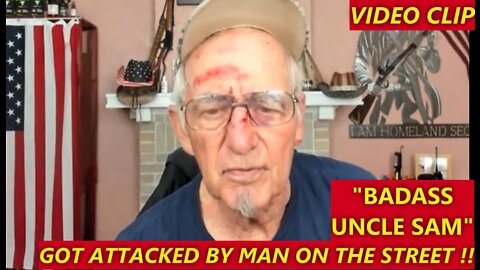 BADASS UNCLE SAM; ATTACKED IN THE STREET (CLIP)