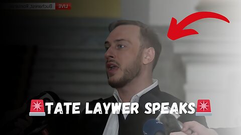 Andrew Tate's lawyer speaks out regarding the Tates arrest today.