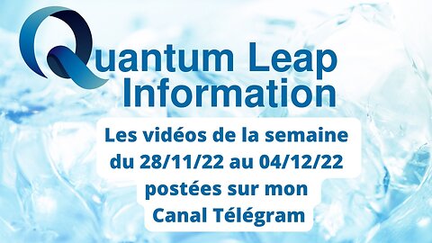 COMPIL VIDEOS SEMAINE DU 28 11 22 AU 04 12 22