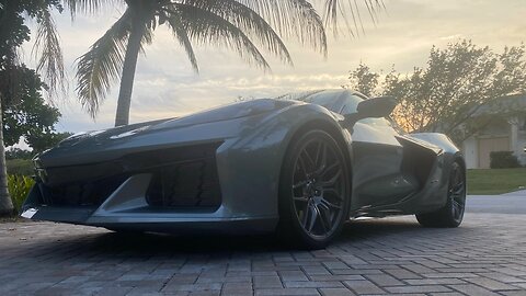 C8 Corvette Z06 street launching