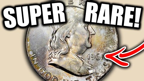 SUPER RARE 1961 FRANKLIN HALF DOLLAR COINS WORTH MONEY - SILVER COIN VALUES