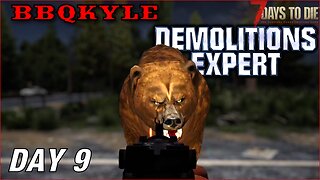 When bear hunting goes wrong. (7 Days to Die - Demolitions Expert: Day 9)